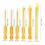 6pcs High Speed Steel Triangular Drill Bits 3-10mm for Pistol Drill 1