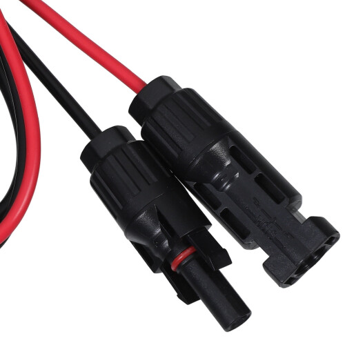 Solar Panel Charging Cable with DC5525 Adapter Connector, Copper Multi-Piece Power Extension Cable 2