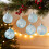 6 Pcs Light Blue Shatterproof Hanging Sky Blue 6cm 5