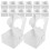 25pcs White Bakery Boxes with HeartShaped Window for Party Use Sturdy Cardboard Cupcake Containers 3