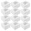 25pcs White Bakery Boxes with HeartShaped Window for Party Use Sturdy Cardboard Cupcake Containers 8