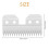 10Pcs/Lot Replaceable Ceramic 18 Teeth Pet Clipper Cutting Blade for A5 Series 7