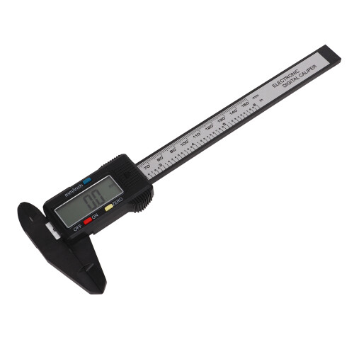 Electronic Micrometer Ruler For Precision Work, LCD Screen Digital Caliper With Zero Reset Function4Measuring Functions Inch And Millimeter 1
