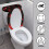 Blood Splatter Toilet Protector Cover Adjustable Polyester 3