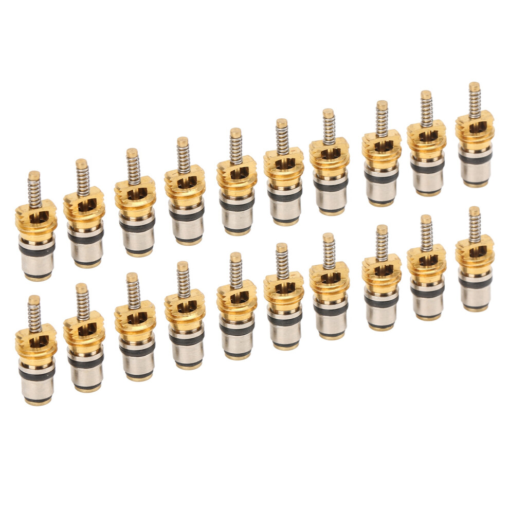 Automotive 20Pcs Valve Core Stem For Air Con And Tire Valve Replacement 4651389868598