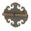 High Strength Hinges Not Easy To Deform Rust Resistant Brass Material Antique Decorative Hinges Cloud Pattern Retro Design Easy To Install Suitable 2