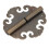 High Strength Hinges Not Easy To Deform Rust Resistant Brass Material Antique Decorative Hinges Cloud Pattern Retro Design Easy To Install Suitable 7