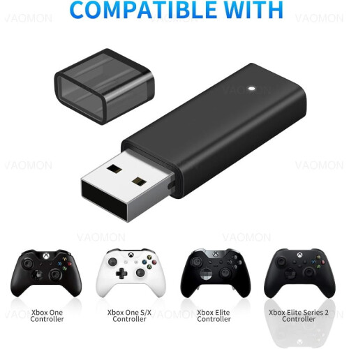 Adattatore wireless per controller Xbox One/X/S/Elite, ricevitore USB per Windows 11/10/8.1/8/7 2