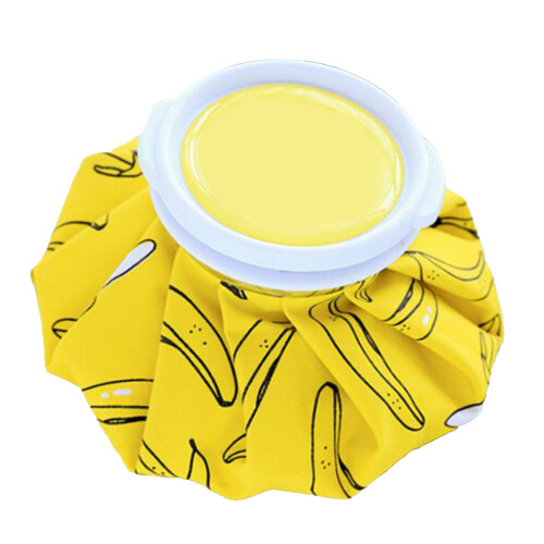 Ice Bag Yellow Banana Ø14.5cm, Reusable Hot/Cold 2