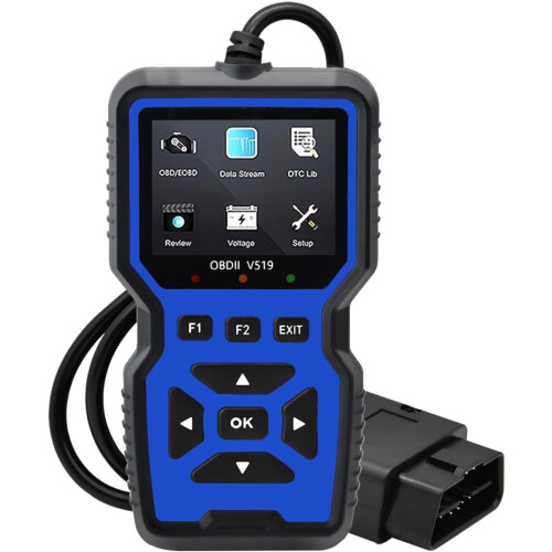 OBD2 Scanner for 1996+ Cars – Check Engine Light, Code Read/Reset, Data Stream, I/M Readiness, Modes 6 & 8, compatible with all OBD2 vehicles 1