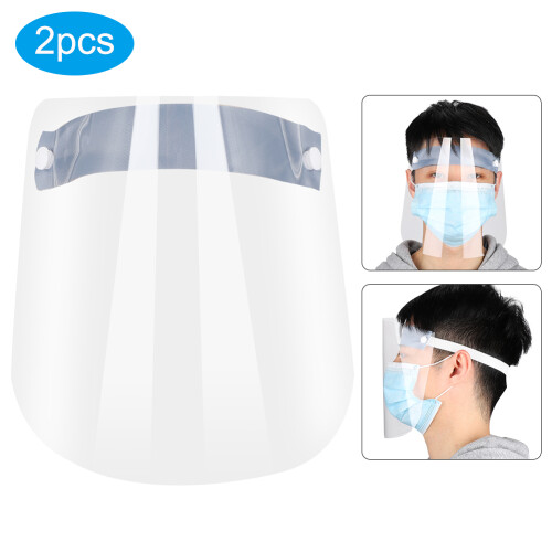 Protective Face Visor With Adjustable Headband And Crystal Clear Anti Fog Surface Designed For Full Face Coverage And Durable Everyday Use 1