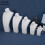 Jade Necklace Display Rack Black White 4