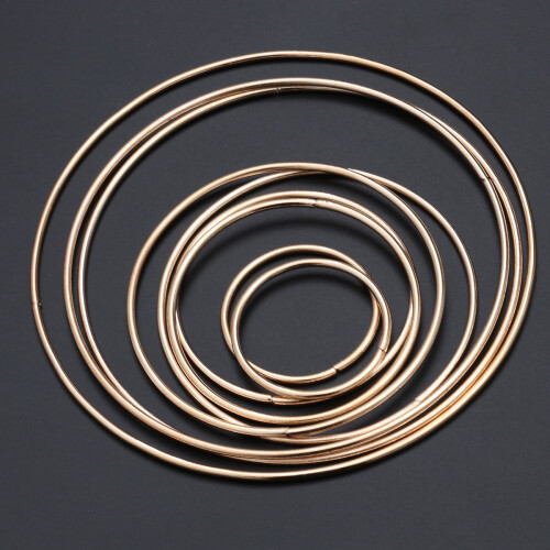 Set gouden dromenvangerringen – 5 maten 2