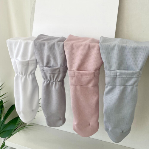 1 Pair Quick-Dry UV-Protective Arm Sleeves, Touch-Screen Compatible, for Riding/Camping, White 2