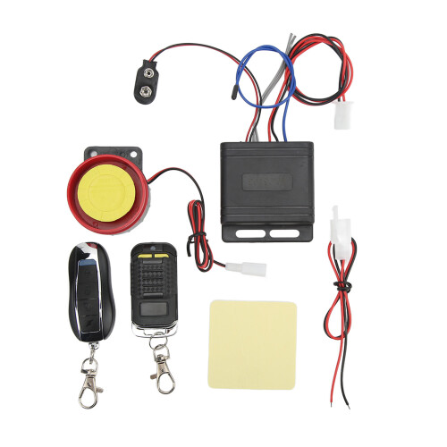 Vibration Triggered Alarm System With Remote Control Anti Theft Protection Engine Disable Function Touch Button Remote Work With Scooter Electric 1