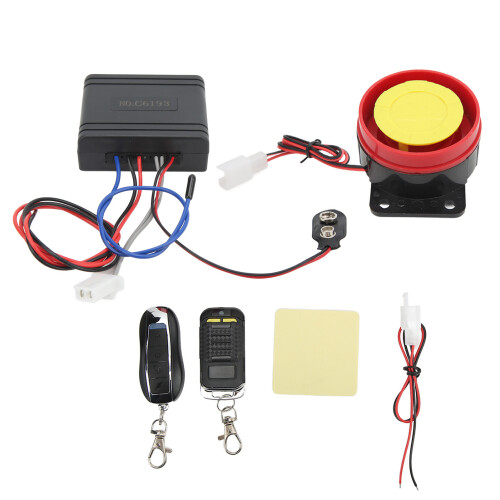 Vibration Triggered Alarm System With Remote Control Anti Theft Protection Engine Disable Function Touch Button Remote Work With Scooter Electric 2