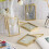 Brass Mini Picture Frame 2 x 3 inch Gold 2