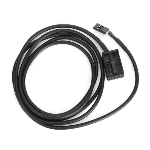 Sound Quality Optimized AUX Cable For Car Stereo System, Plug In Play Functionality With External Audio Source High Quality Cable No Modification 1
