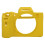 Digital Camera Silicone Cover for A72/A7R2/A7S2 Yellow Washable Protective Case 3