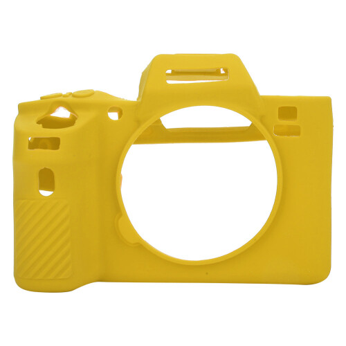 Digital Camera Silicone Cover for A72/A7R2/A7S2 Yellow Washable Protective Case 2