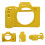 Digital Camera Silicone Cover for A72/A7R2/A7S2 Yellow Washable Protective Case 1