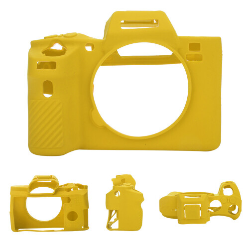 Digital Camera Silicone Cover for A72/A7R2/A7S2 Yellow Washable Protective Case
