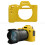 Digital Camera Silicone Cover for A72/A7R2/A7S2 Yellow Washable Protective Case 6