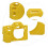 Digital Camera Silicone Cover for A72/A7R2/A7S2 Yellow Washable Protective Case 4