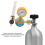 ABS Copper Argon Regulator with Flow Meter Pressure Reducer for TIG Welding 5