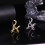 Chunky gold stacking rings set for women 6-piece 6