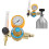 ABS Copper Argon Regulator with Flow Meter Pressure Reducer for TIG Welding 14