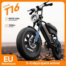 URLIFE T16 EBike Fat Tire 15.6Ah Full Suspension