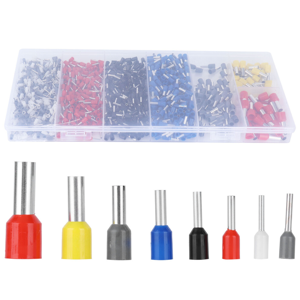 1200Pcs Insulated Wire Connectors Assortment Kit, Brass, Various Sizes & Colors 9441391695078