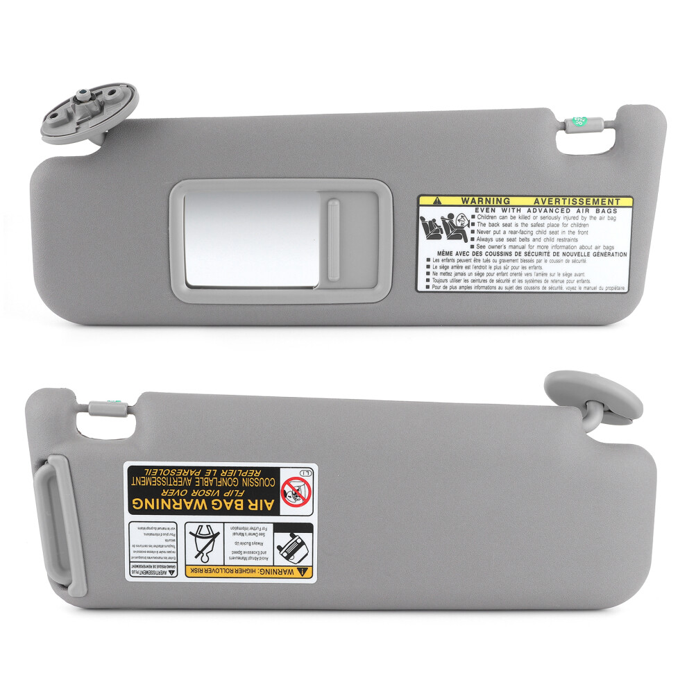 Abs Sun Visor Left For 4Runner 05 Grey 7340572568571