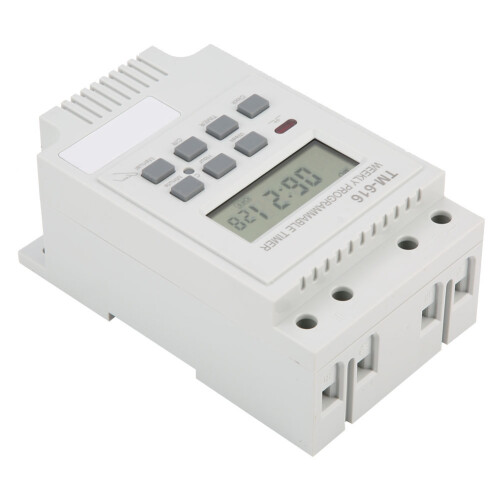 Temporizator de înaltă performanță, comutator de control al timpului cu microcomputer, comutator digital LCD programabil, cu baterie 2
