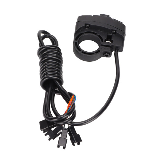 Durable Material3In1Switch Motorcycle Handlebar Control, Integrated Headlight And Horn Switch Waterproof Easy Installation Small Size Design 2