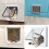 Cat Door 4-Way Locking Outer Size 11" x 9.8" 7