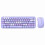 MOFII Wireless Keyboard and Mouse, Cute Colorful 68 Round Keycap Compact Keyboard for Computer, Computer, Desktop, Laptop 2
