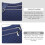 Women's Dark Blue Shoulder Bag 1 Pack Machine Washable 8