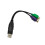 PS2 to USB Adapter USB to Dual PS/2 Adapter Cable for Keyboard Mouse Plug and Play Design Compatible for Windows Mac 3