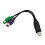 PS2 to USB Adapter USB to Dual PS/2 Adapter Cable for Keyboard Mouse Plug and Play Design Compatible for Windows Mac 4