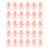 30 stk. mini babyfigurer plastik kagetopper 2