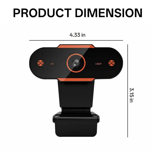 1080P Webcam with Microphone,Web Camera for Desktop Computer with 110 Degree Wide Viewing Angle,USB Computer Camera for Desktop 1