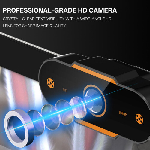 1080P Webcam with Microphone,Web Camera for Desktop Computer with 110 Degree Wide Viewing Angle,USB Computer Camera for Desktop 2