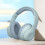 Casque audio Bluetooth à réduction de bruit, stéréo sans fil 8