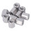 Corrosion Resistant Hex Coupling Nut Joins Two-Piece Threaded Rod Together Fine Thread Fastener for Mechanical Assemblies 3