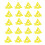Paint Pouring Elevation Tool Mini Cone Paint Stands Solvent Resistant Lock and Tab System Stackable and Reusable Multi Scenario Use Yellow 6