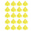 Paint Pouring Elevation Tool Mini Cone Paint Stands Solvent Resistant Lock and Tab System Stackable and Reusable Multi Scenario Use Yellow 8