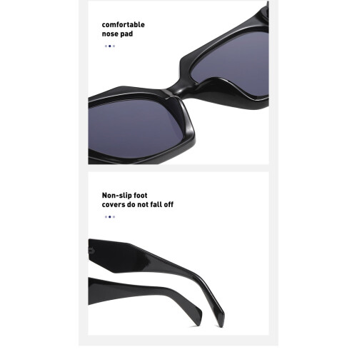 DG2246Γυναικεία γυαλιά ηλίου Cat-Eye - Σχεδιασμός πλήρους πλαισίου με φαρδιούς 2
