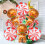 Christmas Balloon Set Foil Gingerbread Candy Cane 9 Pieces 3